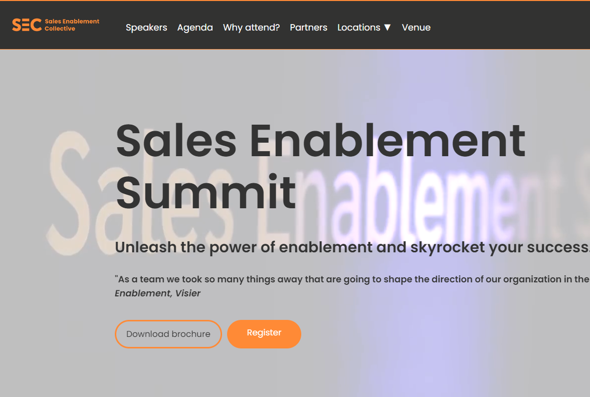 Sales Enablement Summit Las Vegas