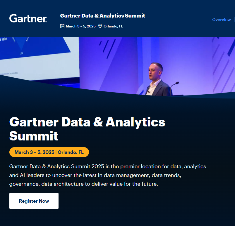 Gartner Data & Analytics Summit