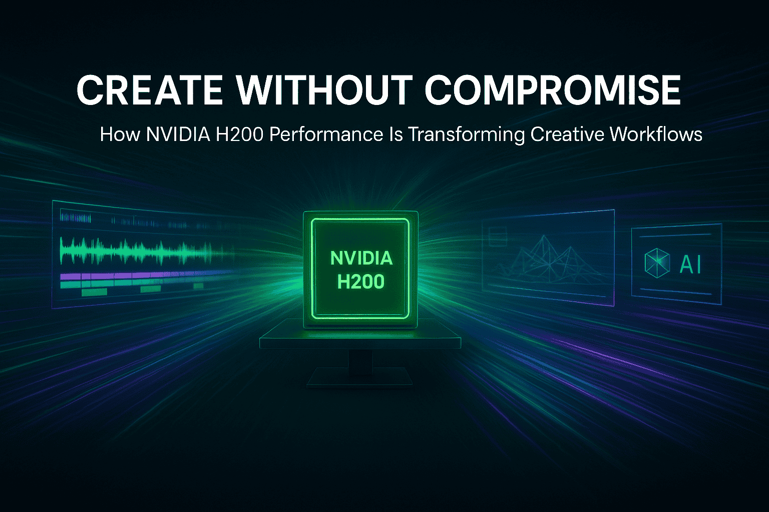 NVIDIA H200 Performance :Transforming Creative Workflows