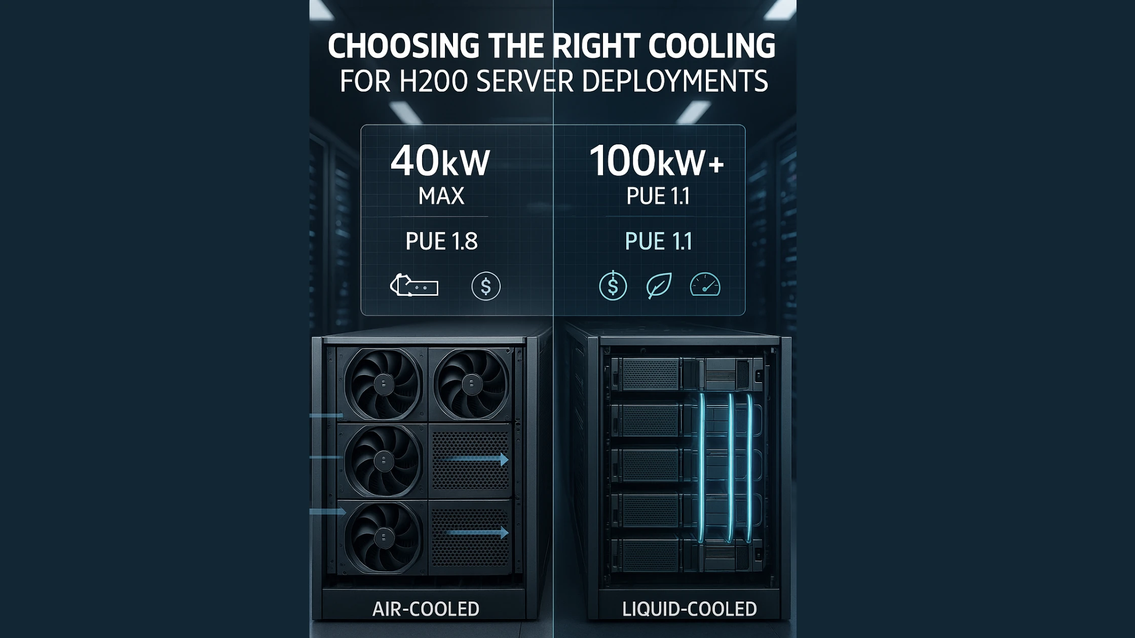 Air-Cooled vs Liquid-Cooled AI Servers: How to Future-Proof Your H200 Server Deployment