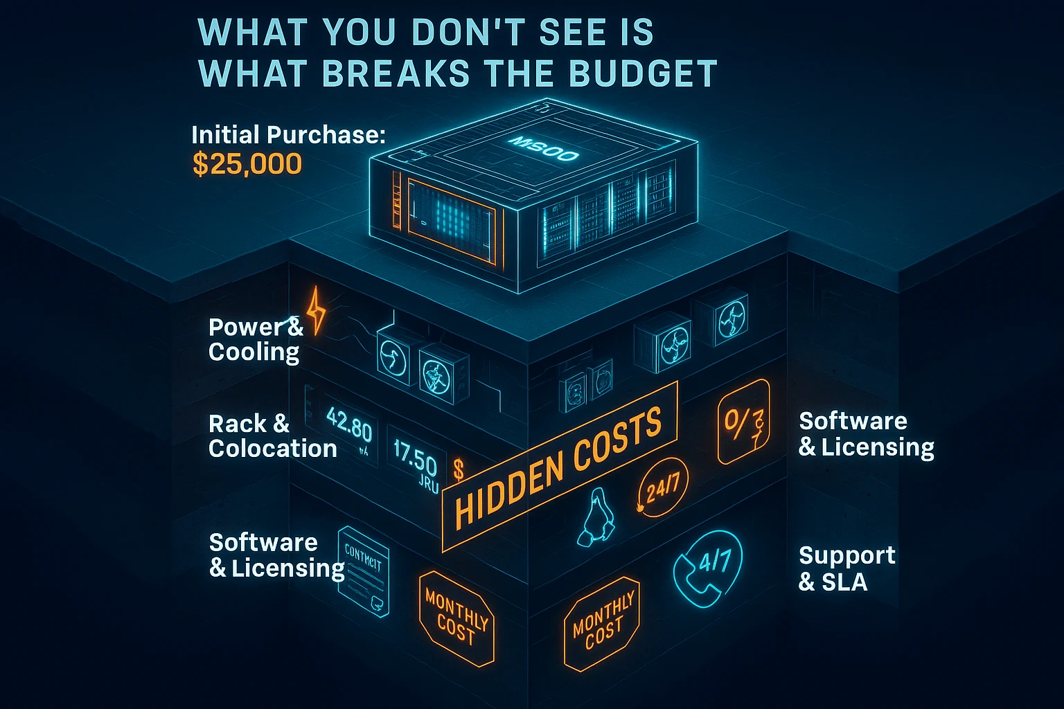 cost categories representation on an image