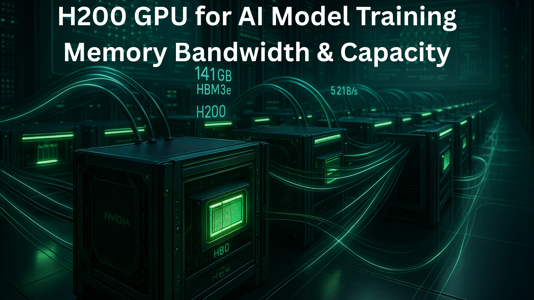 H200 GPU for AI Model Training: Memory Bandwidth & Capacity Benefits Explained