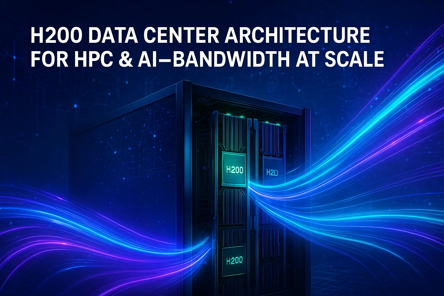 H200 Data Center Architecture for HPC &#038; AI—Bandwidth at Scale