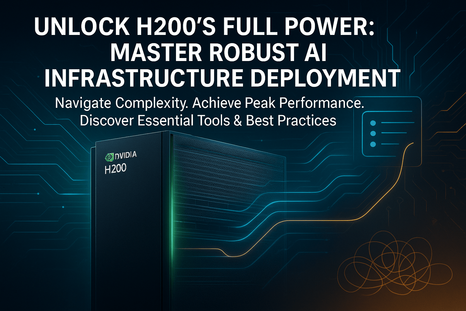 H200 Deployment Tools: Building Robust AI Infrastructures with NVIDIA’s Tools & Best Practices