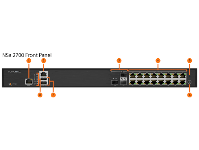 SonicWall NSA 2700 Firewall TotalSecure - Essential Edition - 1 Year - 02-SSC-7369