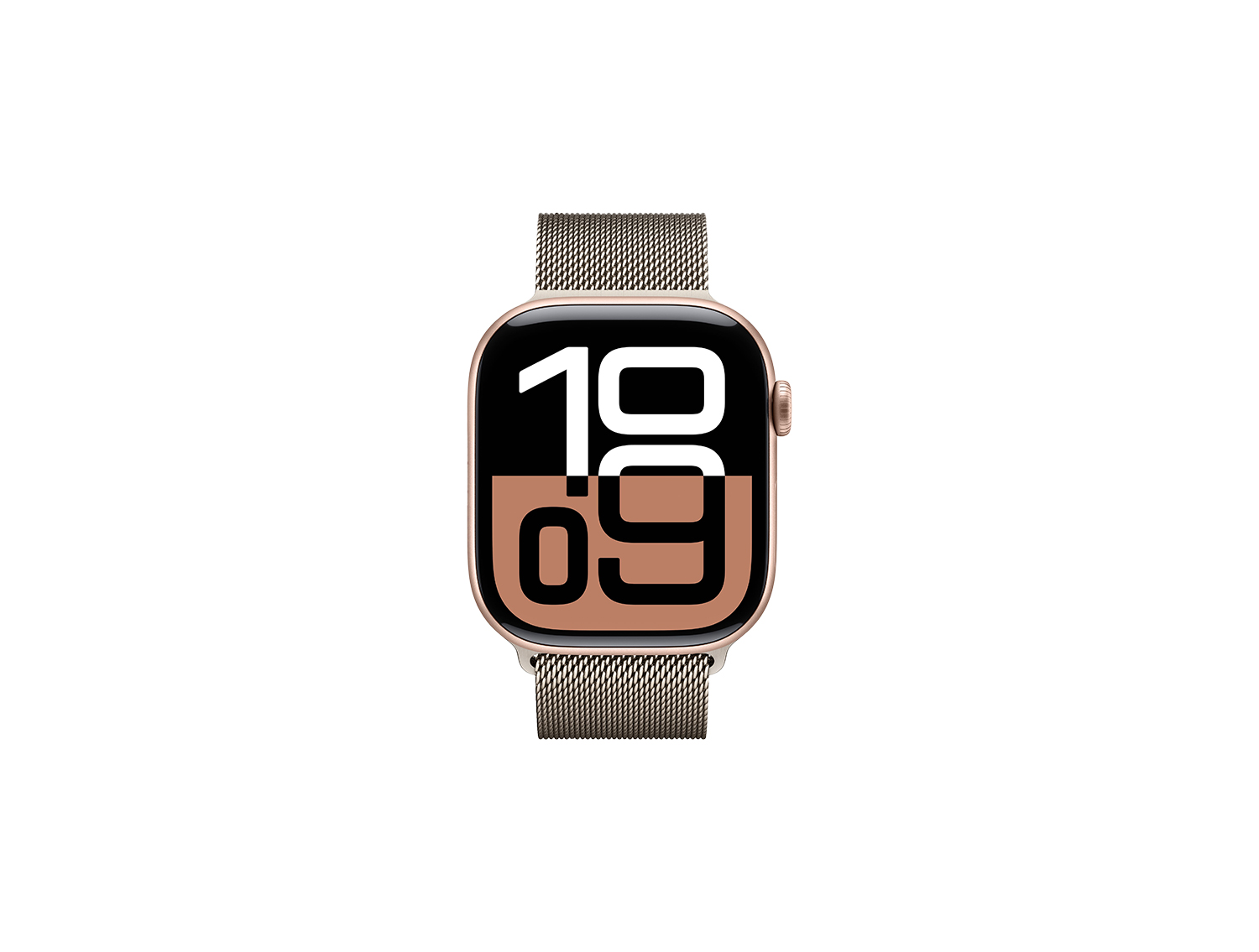 Apple Watch Series 10, 42 mm, SS, Natural Milanese loop - S/M, Aluminum case RG