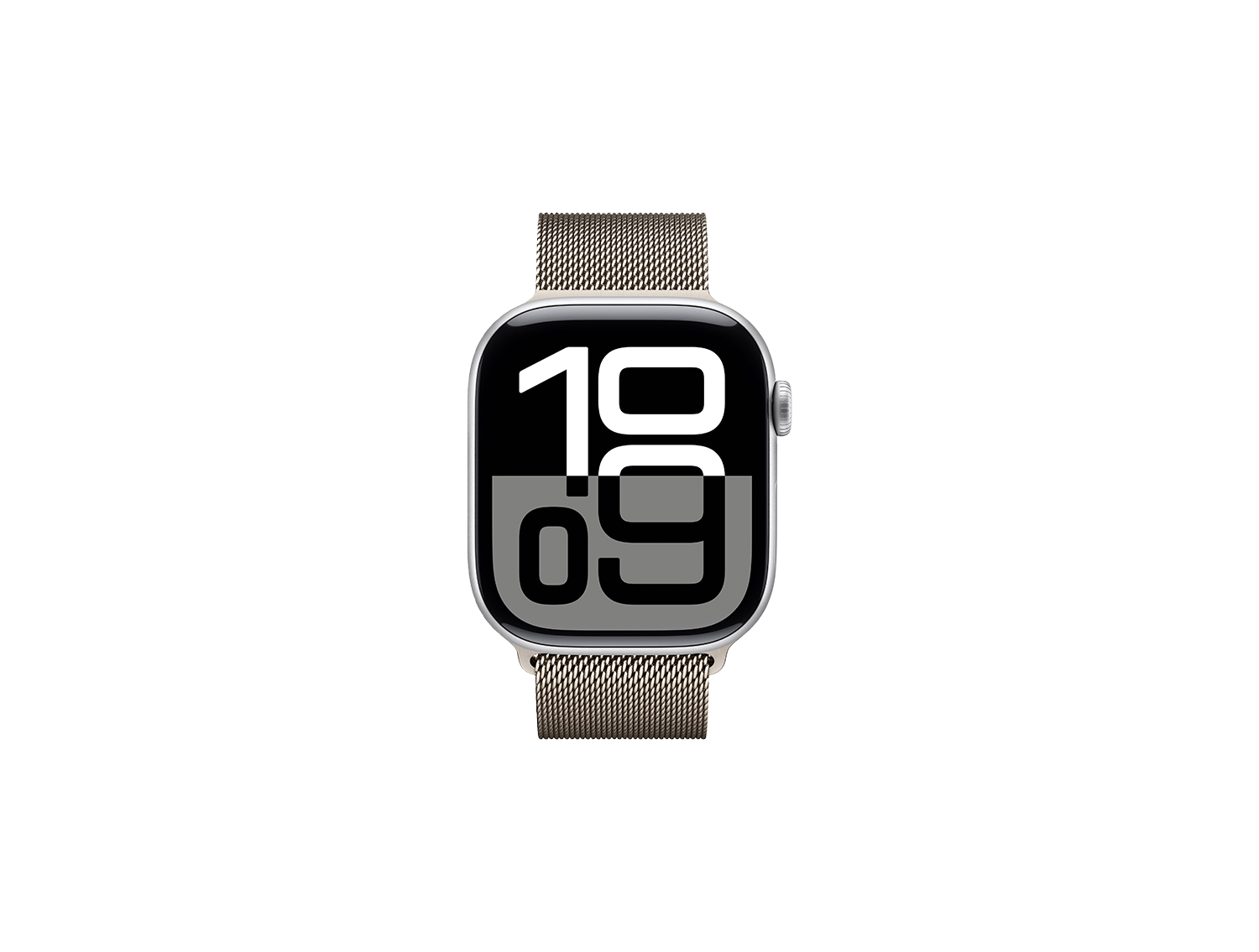 Apple Watch Series 10, 42 mm, SS, Natural Milanese loop - S/M, Aluminum case Silver