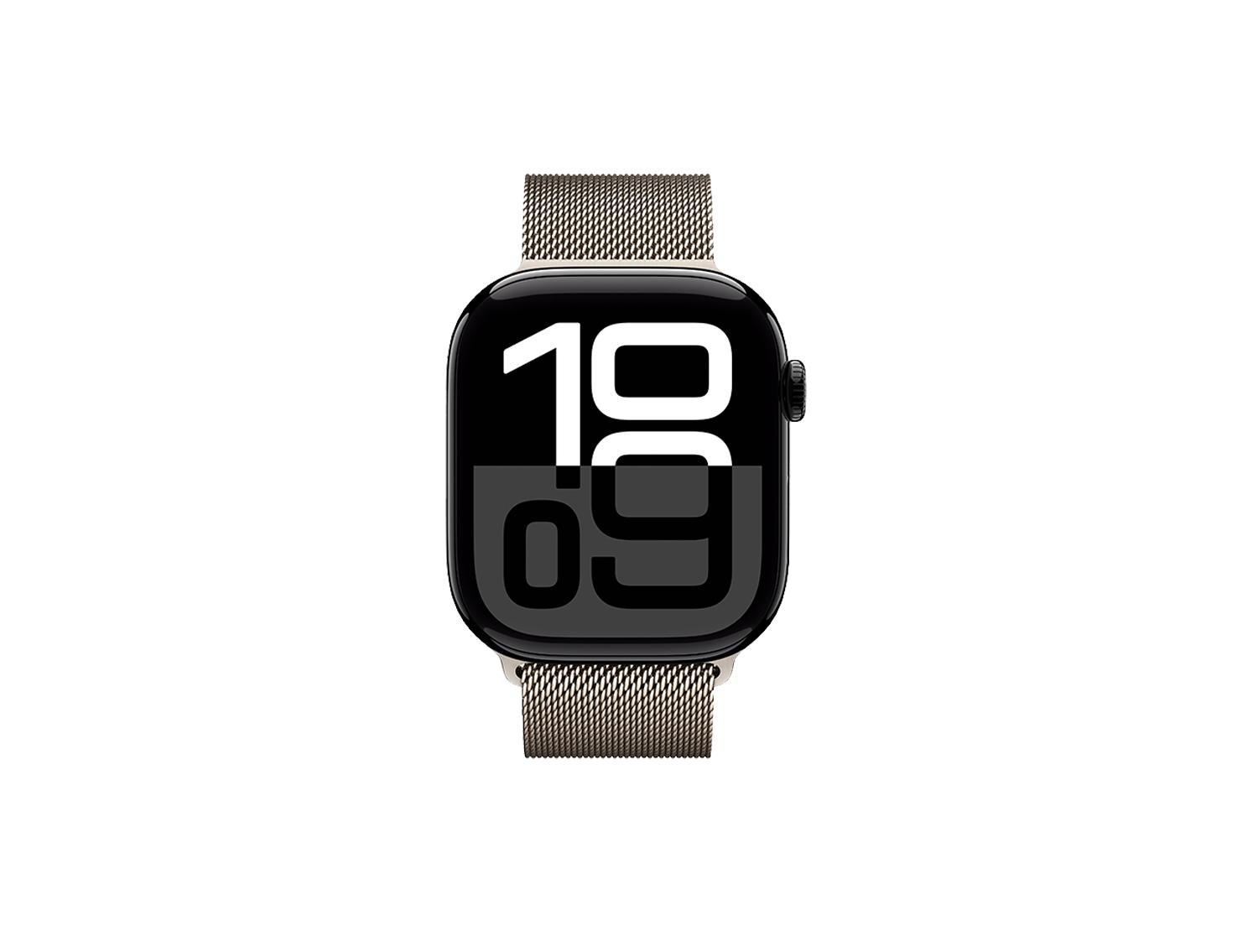 Apple Watch Series 10 46 mm, SS, Natural Milanese loop, Aluminium Case – 64GB, Jet Black