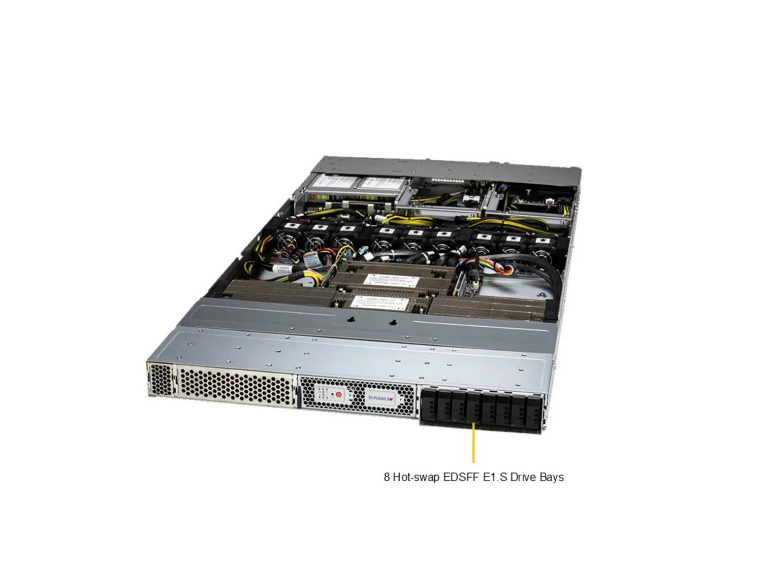 Supermicro ARS-111GL-DSHR-LCC GPU NVIDIA GH200 Grace Hopper Superchip System