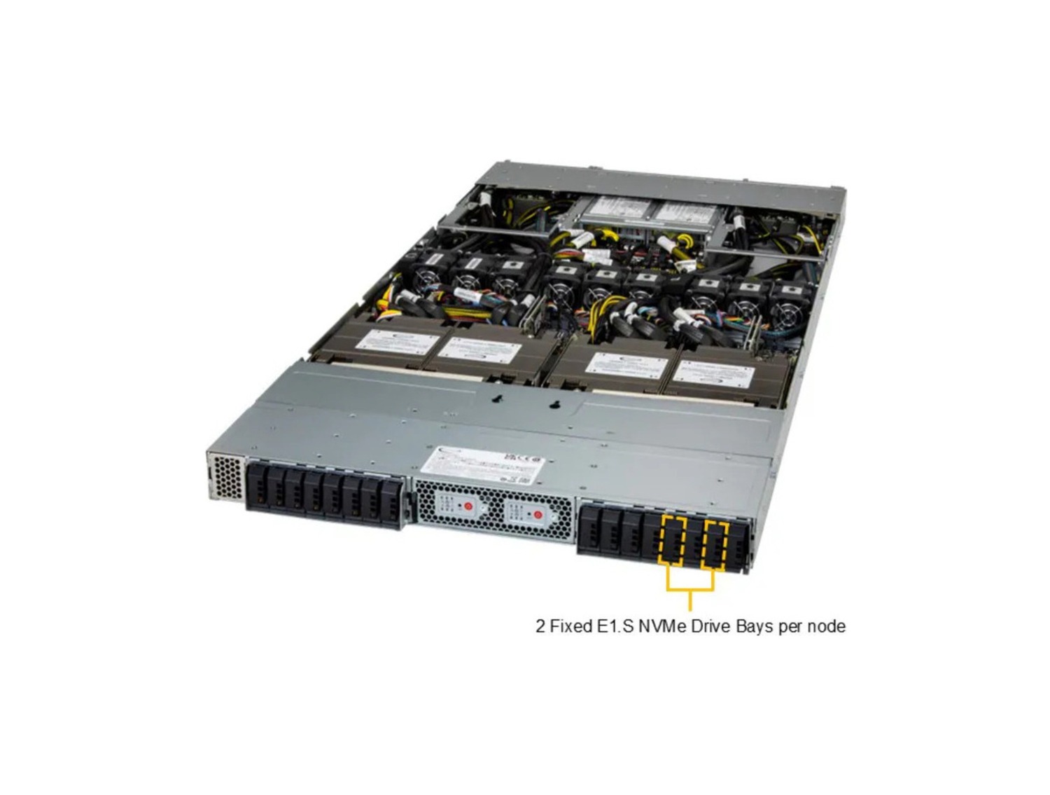 Supermicro ARS-121L-DNR GPU 1U 2-Node NVIDIA Grace CPU Superchip system