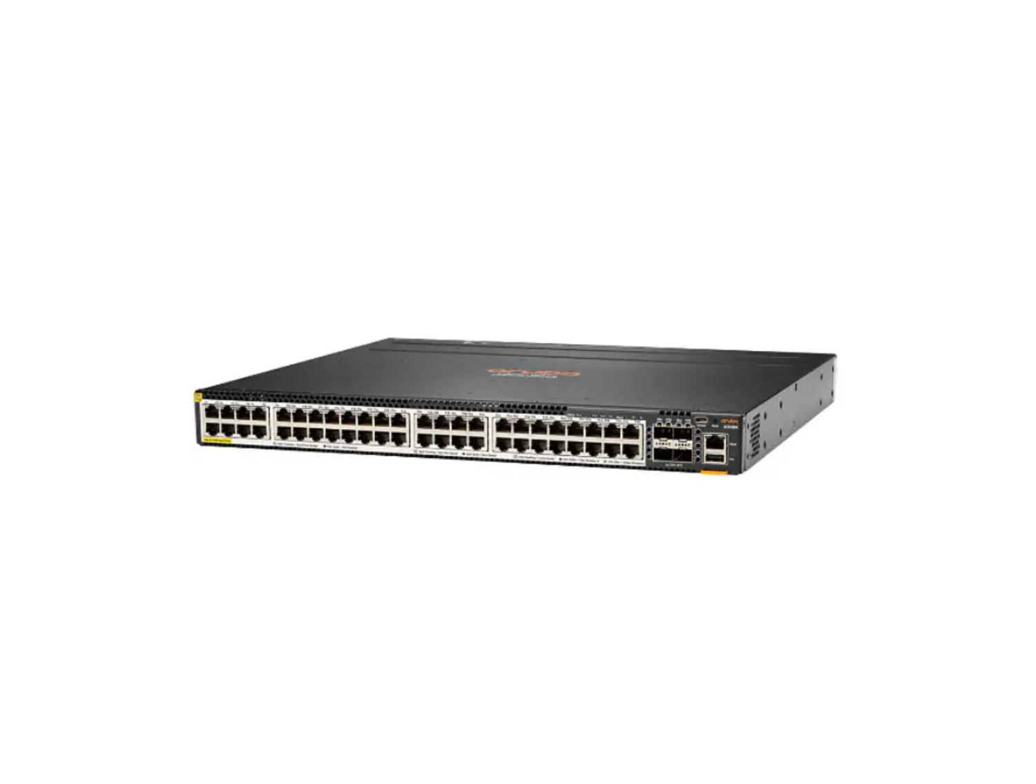 Aruba 6300M 48-port HPE Smart Rate 1/2.5/5GbE Class 6 PoE and 4-port SFP56 Switch (JL659A)