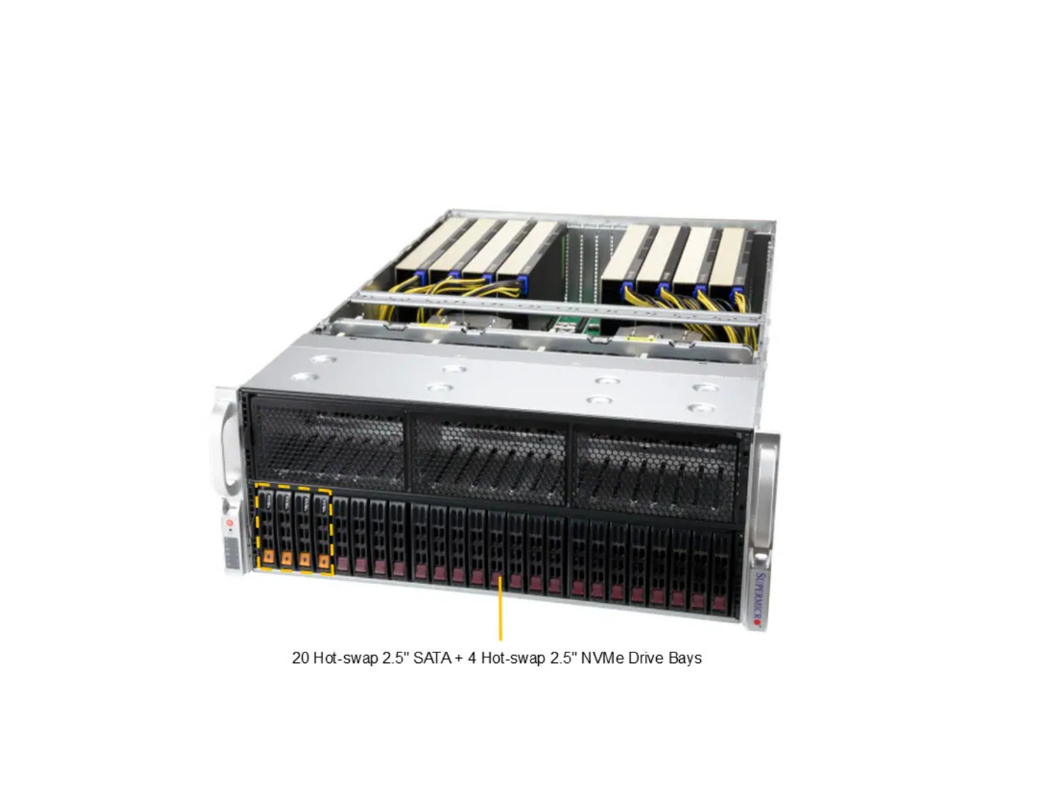 Supermicro AS -4125GS-TNRT SuperServer with 8x NVIDIA L40S 48GB GPU