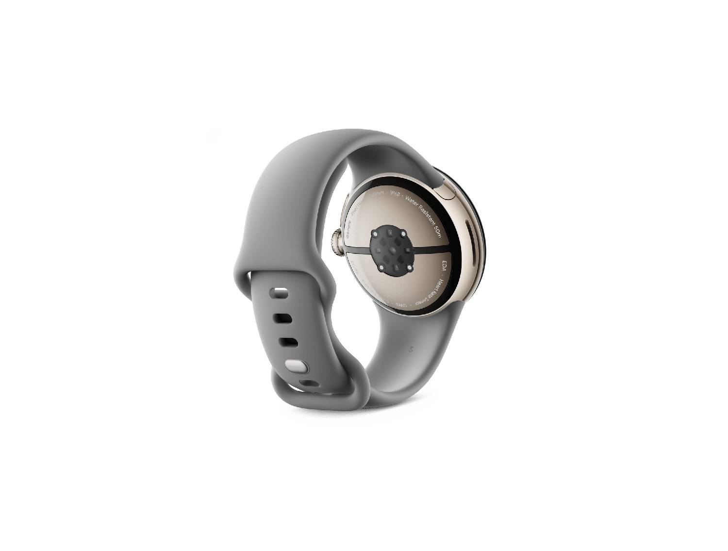 Google Pixel Watch 3 41mm – Champagne Gold Aluminum Case with Hazel Active Band