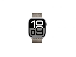 Apple Watch Series 10, 46 mm, SS, Natural Milanese loop - S/M, Aluminum case Silver