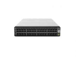 NVIDIA SN5600 Spectrum-4 based 800GbE 2U Open Ethernet Switch with Cumulus Linux Authentication, 64 OSFP Ports and 1 SFP28 Port