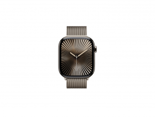 Apple Watch Series 10, 46 mm, SS, Natural Milanese loop - S/M, Titanium case Natural