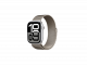 Apple Watch Series 10, 46 mm, SS, Natural Milanese loop - S/M, Aluminum case Silver