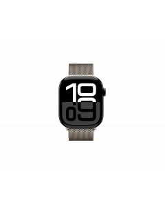 Apple Watch Series 10 42 mm, SS, Natural Milanese loop, Aluminium Case– 64GB, Jet Black