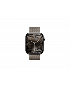 Apple Watch Series 10, 42 mm, SS, Natural Milanese loop - S/M, Titanium case Slate