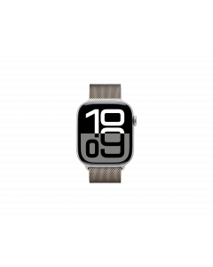 Apple Watch Series 10, 42 mm, SS, Natural Milanese loop - S/M, Aluminum case Silver