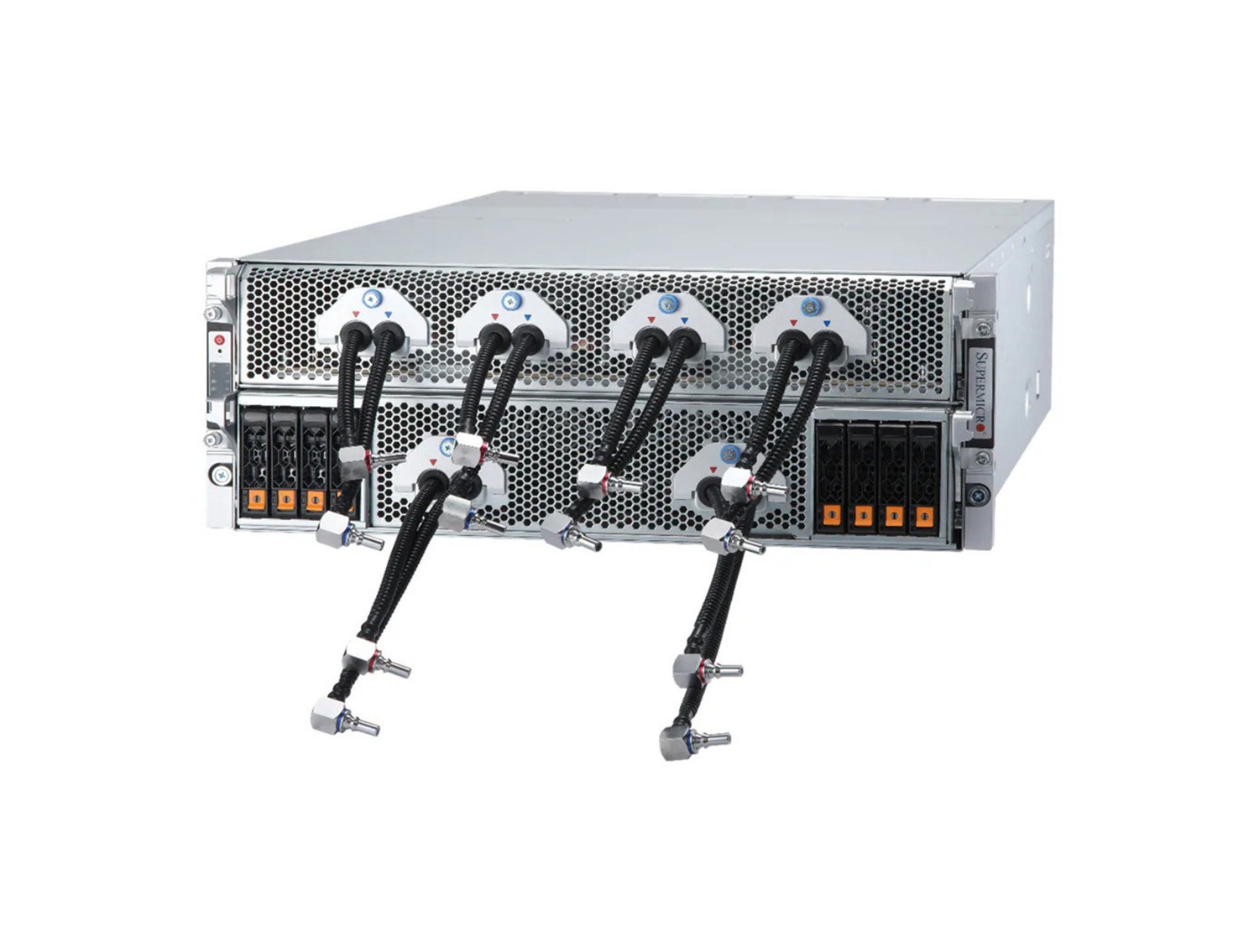 Supermicro AS -4125GS-TNHR2-LCC GPU A+ Server DP AMD 4U Liquid-Cooled System with NVIDIA HGX H100/H200 8-GPU