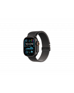 Apple Watch Ultra 2 49mm Black Titanium Milanese Loop - Medium