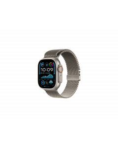 Apple Watch Ultra 2 49mm Natural Titanium Milanese Loop - Medium