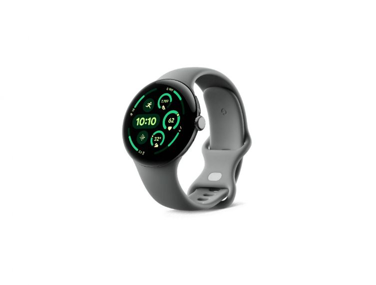 Google Pixel Watch 3 45 mm – Matte Hazel Aluminum Case with Hazel Active Band