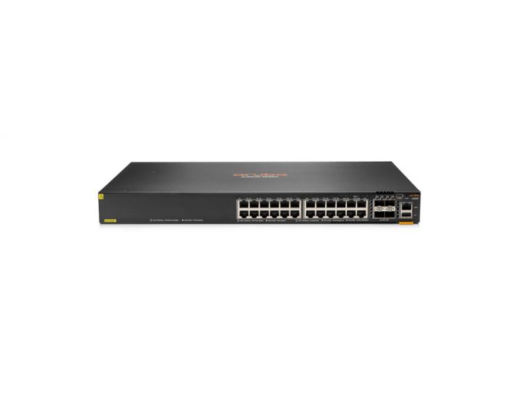 Aruba 6300M 24-port 1GbE Class 4 PoE and 4-port SFP56 Switch (JL662A)