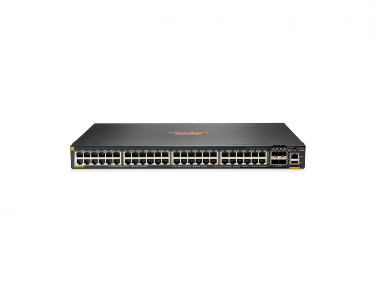 Aruba 6300F 48-port 1GbE Class 4 PoE and 4-port SFP56 Switch (JL665A)