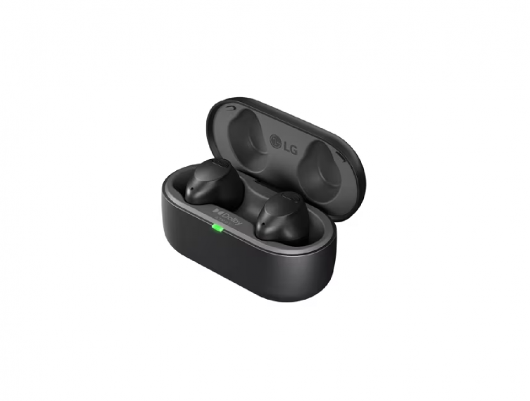 LG T80S Wireless Bluetooth Earbuds, Black