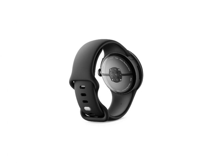 Google Pixel Watch 3 41mm – Matte Black Aluminum Case with Obsidian Active Band