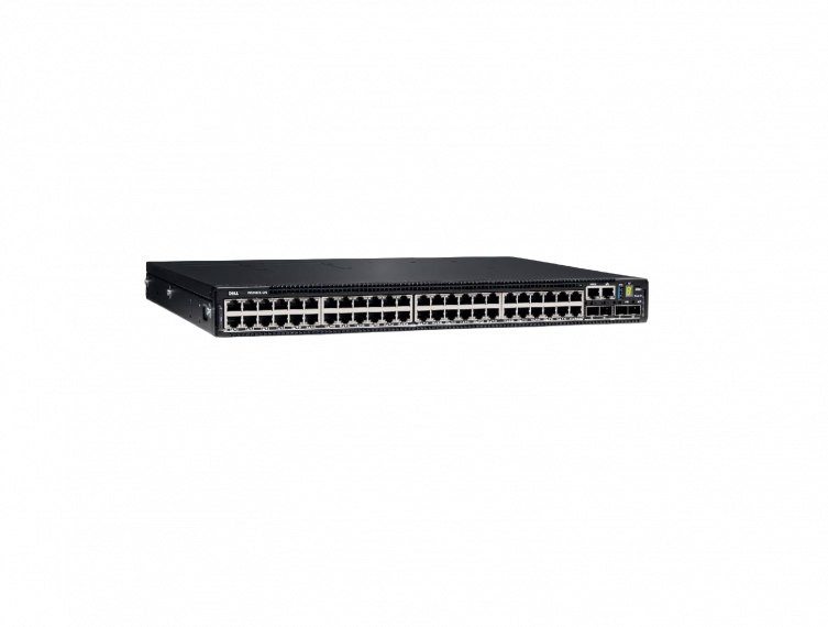 Dell PowerSwitch N3248TE-ON 48-Port 1GbE RJ45 Switch with 4 x 10GbE SFP+ and 2 x 100GbE QSFP28 Uplinks