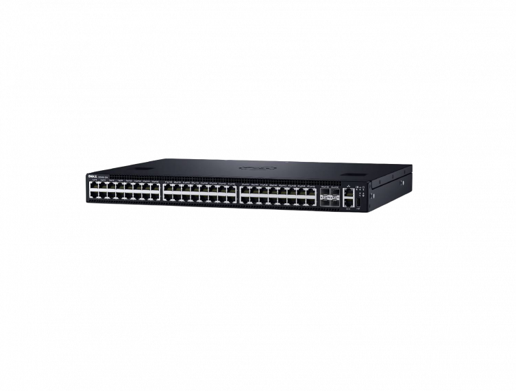 Dell PowerSwitch S3248T-ON 48-Port 1GbE RJ45 Switch with 4 SFP+ and 2 100GbE QSFP28 Uplinks