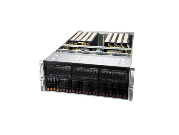 SuperServer AS -4125GS-TNRT with 8x AMD Instinct M120 64GB HBM2e - AI Server