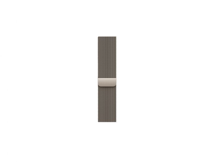 Apple Watch Series 10, 42 mm, SS, Natural Milanese loop - S/M, Titanium case Gold 