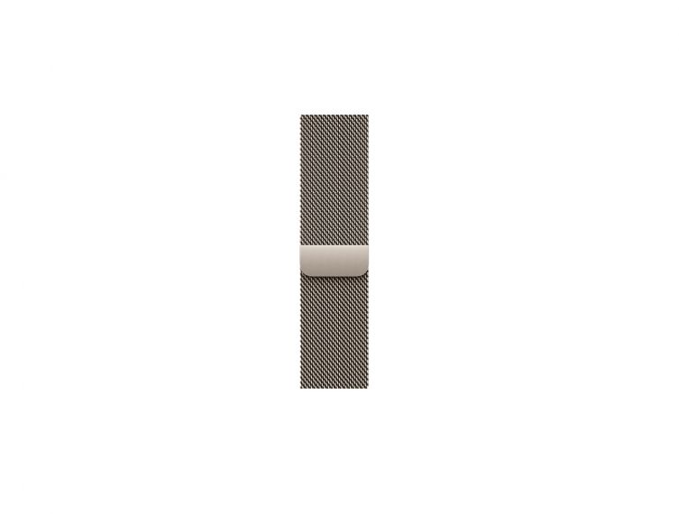 Apple Watch Series 10, 42 mm, SS, Natural Milanese loop - S/M, Titanium case Gold 