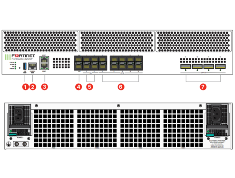 FortiGate-3200F Hardware plus 3 Year Hardware plus FortiCare Premium and FortiGuard Enterprise Protection
