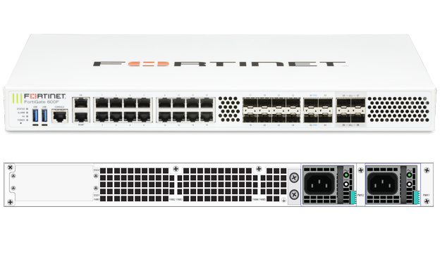 FortiGate-600F Hardware plus 5 Year Hardware plus FortiCare Premium and FortiGuard Enterprise Protection