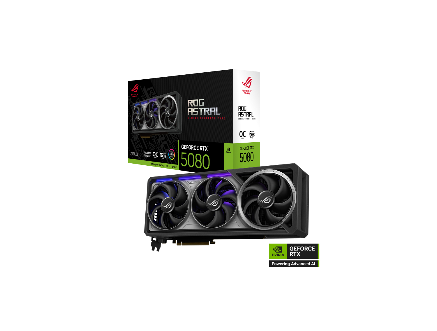 ROG Astral GeForce RTX™ 5080 16GB GDDR7 OC Edition