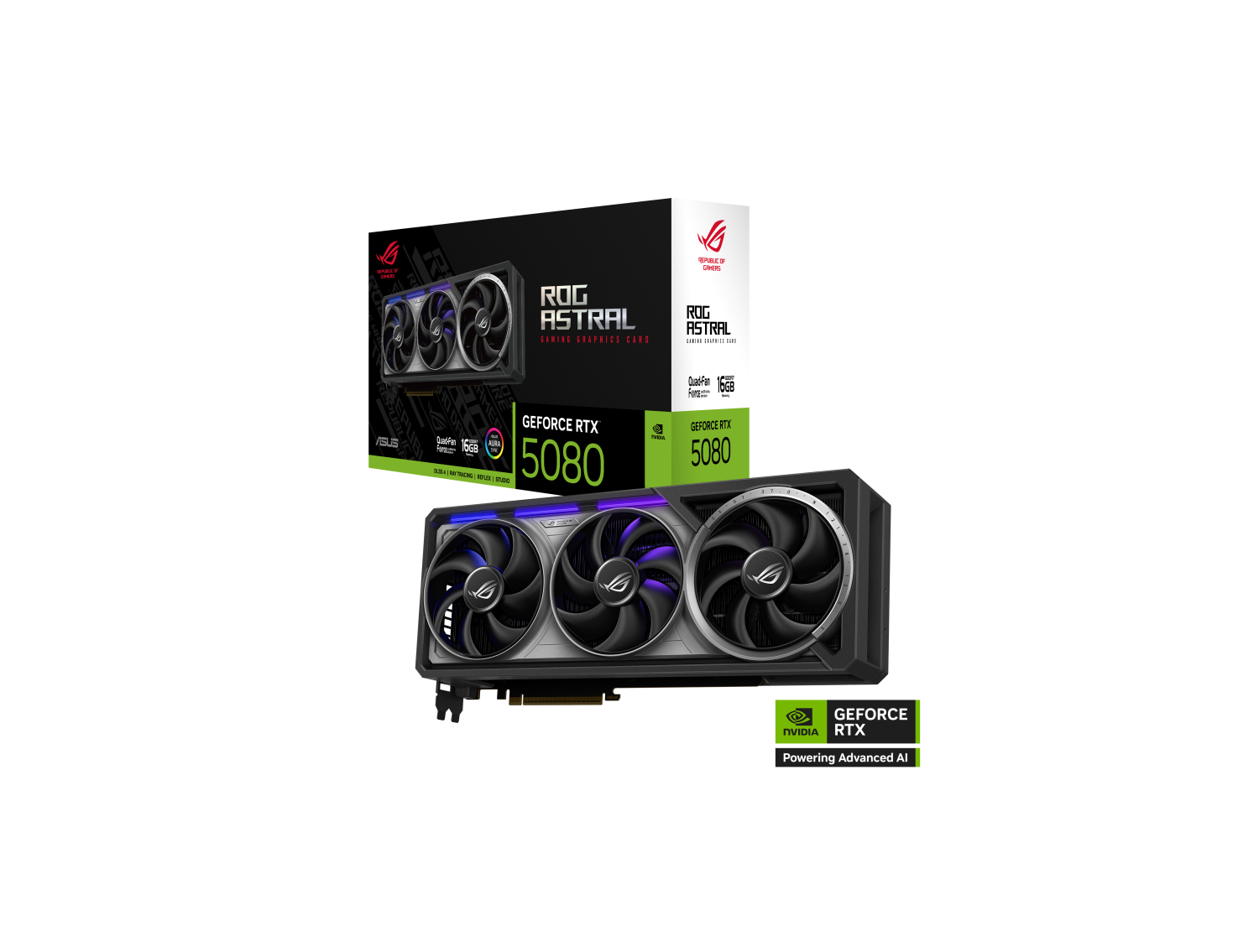 ROG Astral GeForce RTX™ 5080 16GB GDDR7