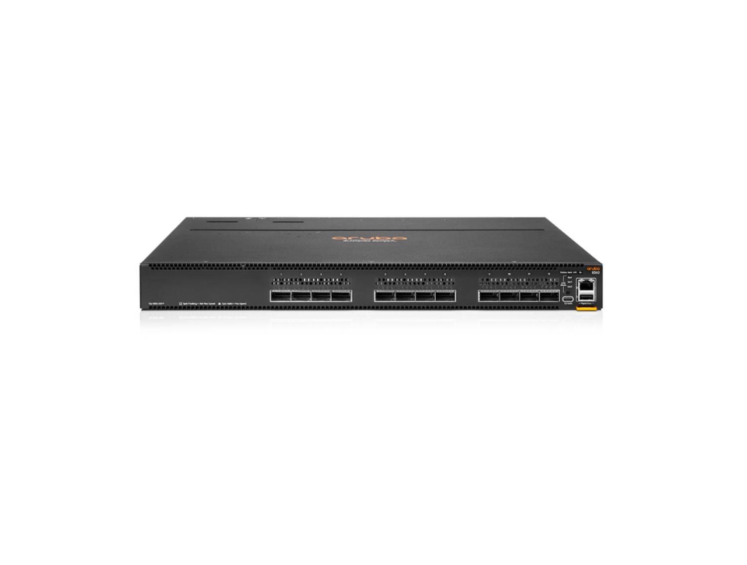 HPE Aruba Networking 8360-12C v2 Front-to-Back 3 Fans, 2 Power Supplies (JL708C)