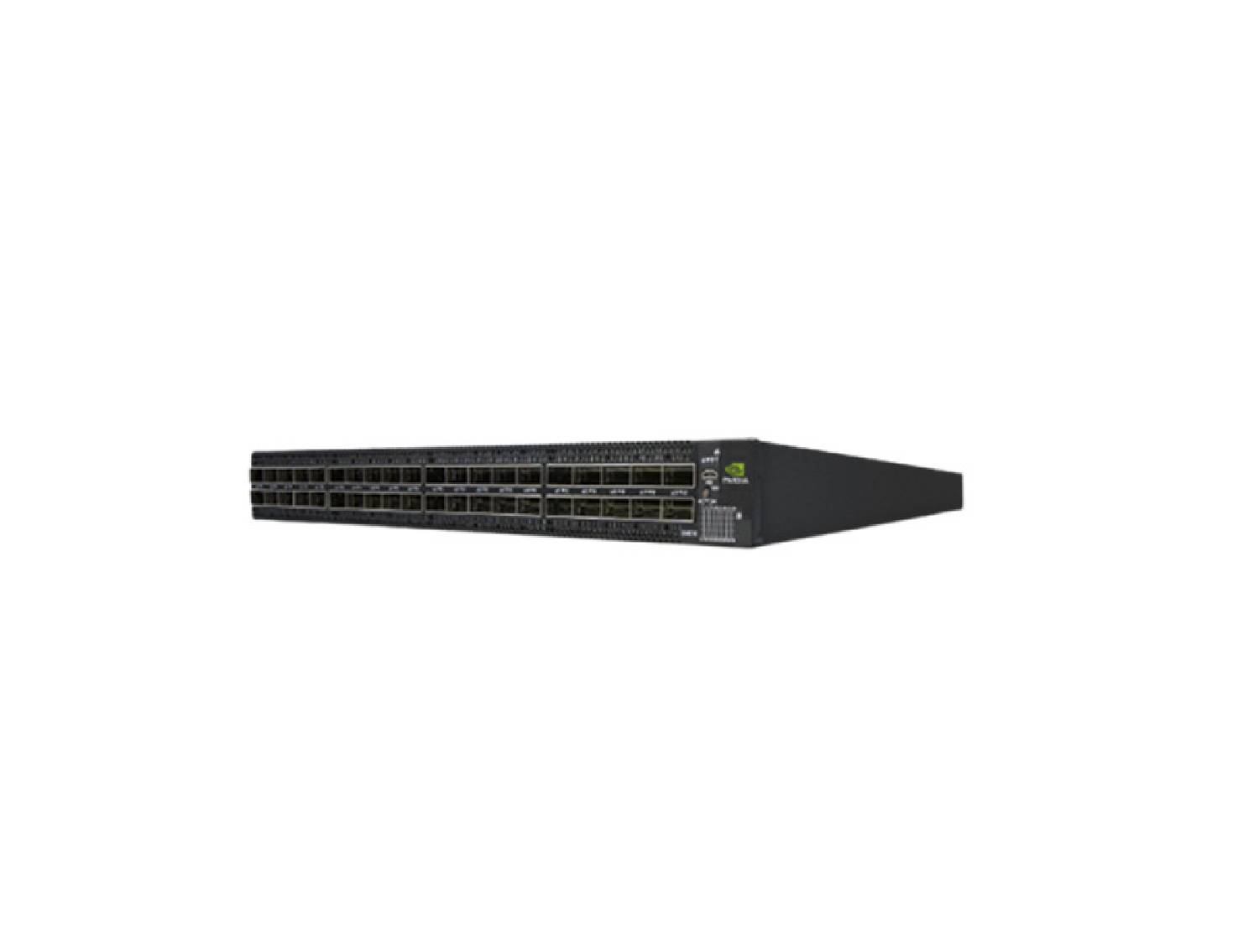 NVIDIA SN5600 Spectrum-4 based 800GbE 2U Open Ethernet Switch with Cumulus Linux Authentication, 64 OSFP Ports and 1 SFP28 Port