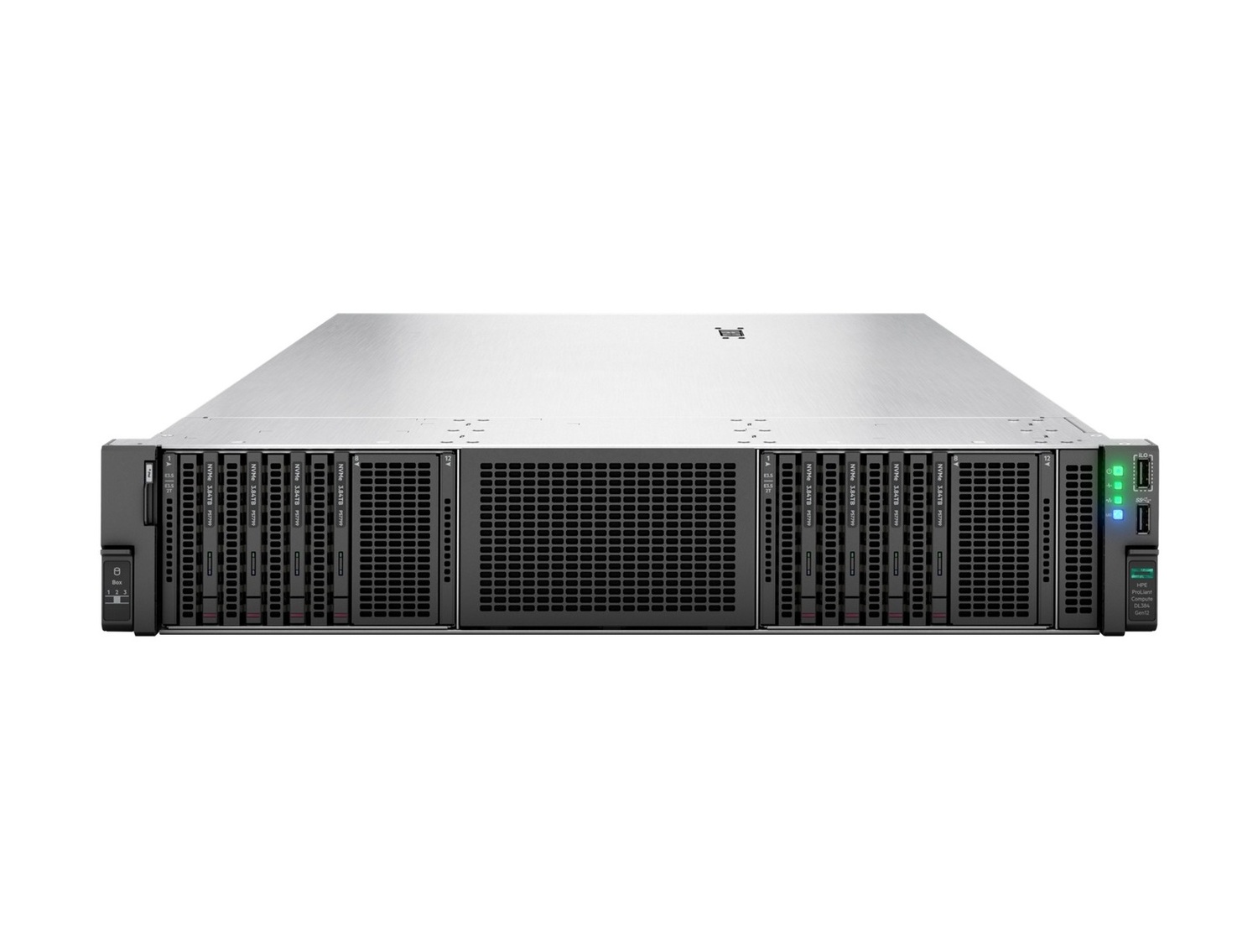HPE ProLiant Compute DL384 Gen12, NVIDIA GH200 NLV2, 8 x 3.84TB NVMe SSD