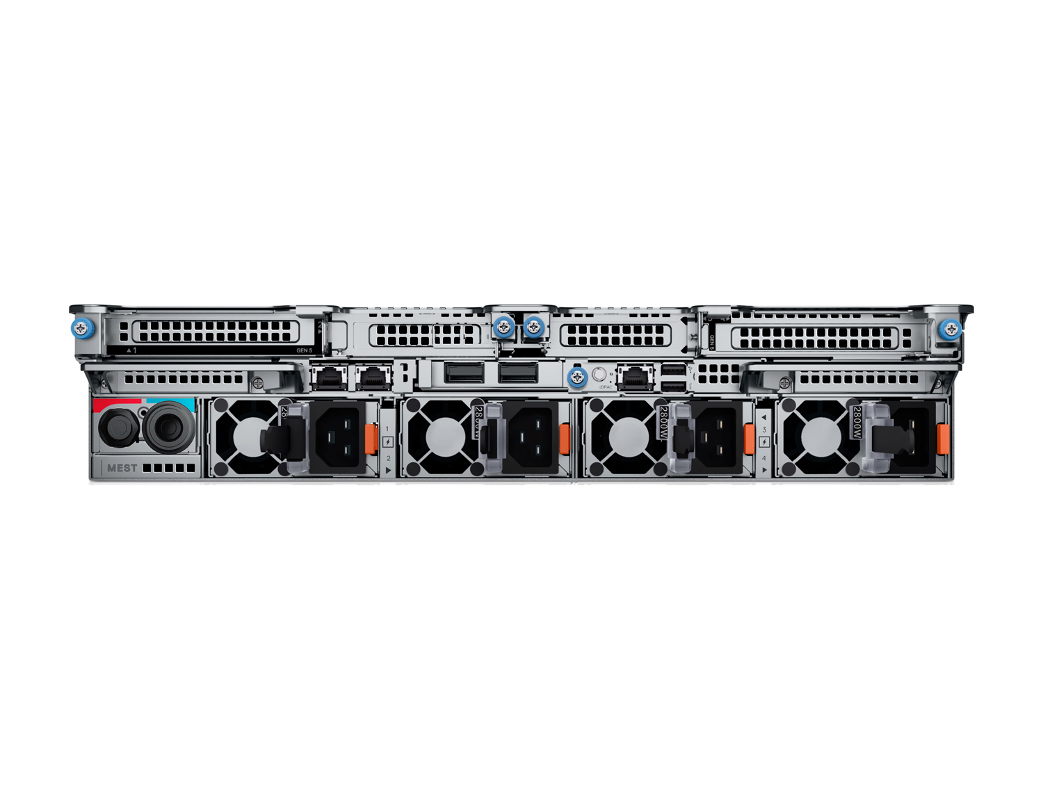 Dell PowerEdge XE9640 Rack Server with 4 AMD Instinct MI300X accelerators