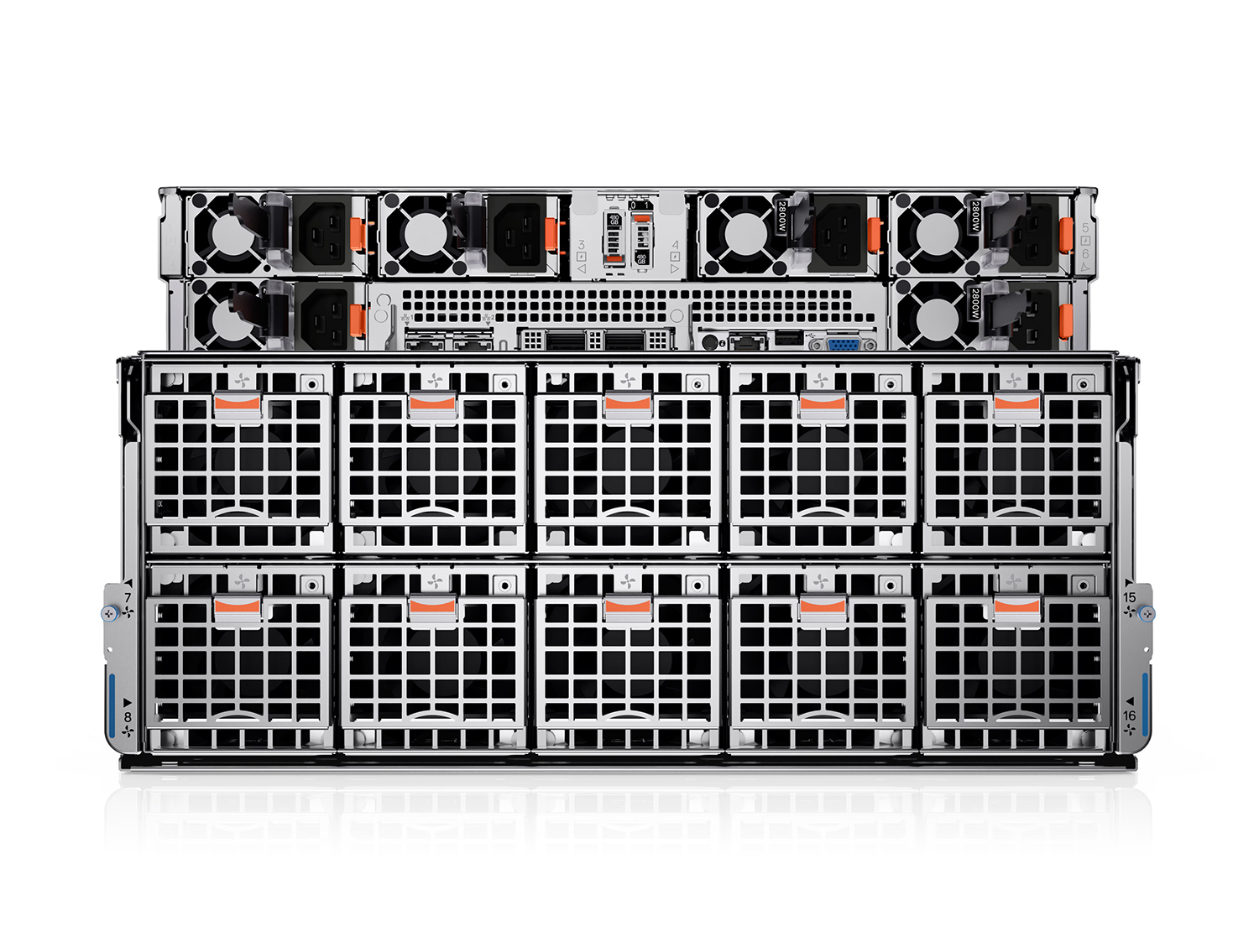 Dell PowerEdge XE9680 Rack AI Server with 8 NVIDIA HGX H100 80GB 700W SXM5 GPUs