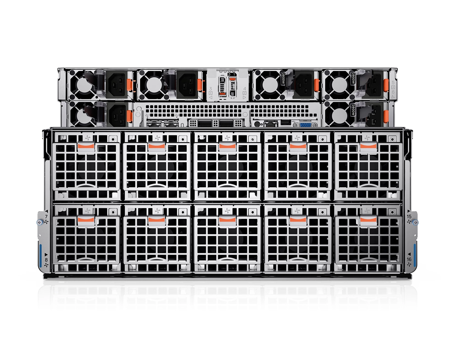 Dell PowerEdge XE9680 Rack AI Server with 8 NVIDIA HGX H100 80GB 700W SXM5 GPUs