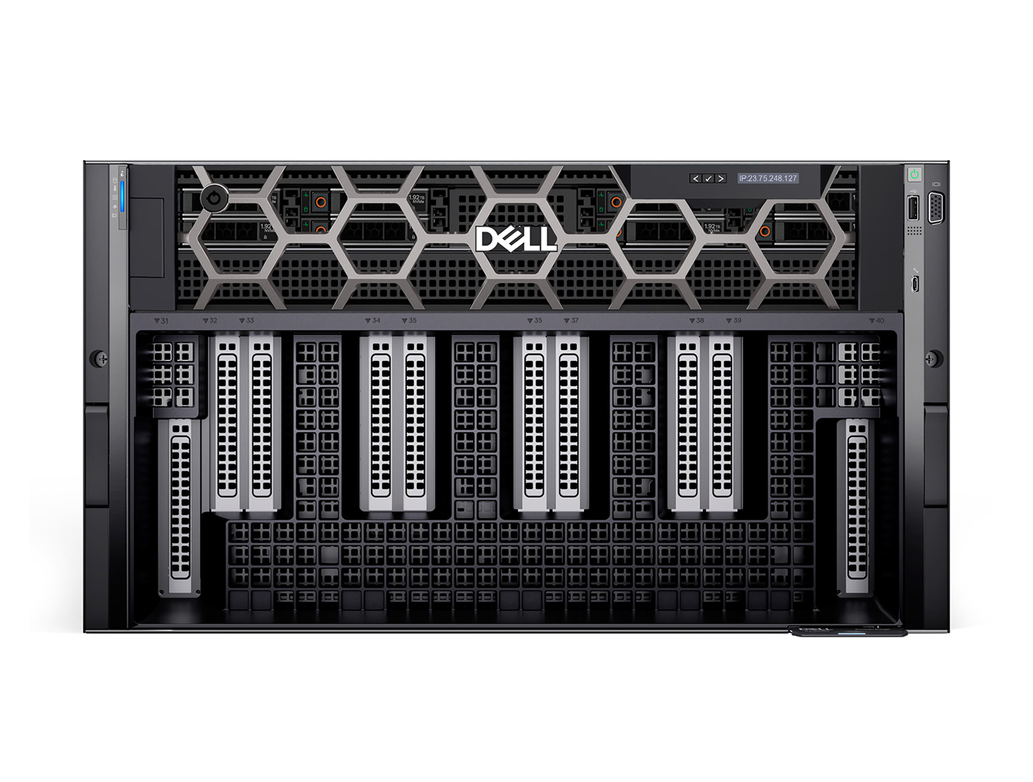 Dell PowerEdge XE9680 Rack AI Server with 8 NVIDIA HGX H100 80GB 700W SXM5 GPUs