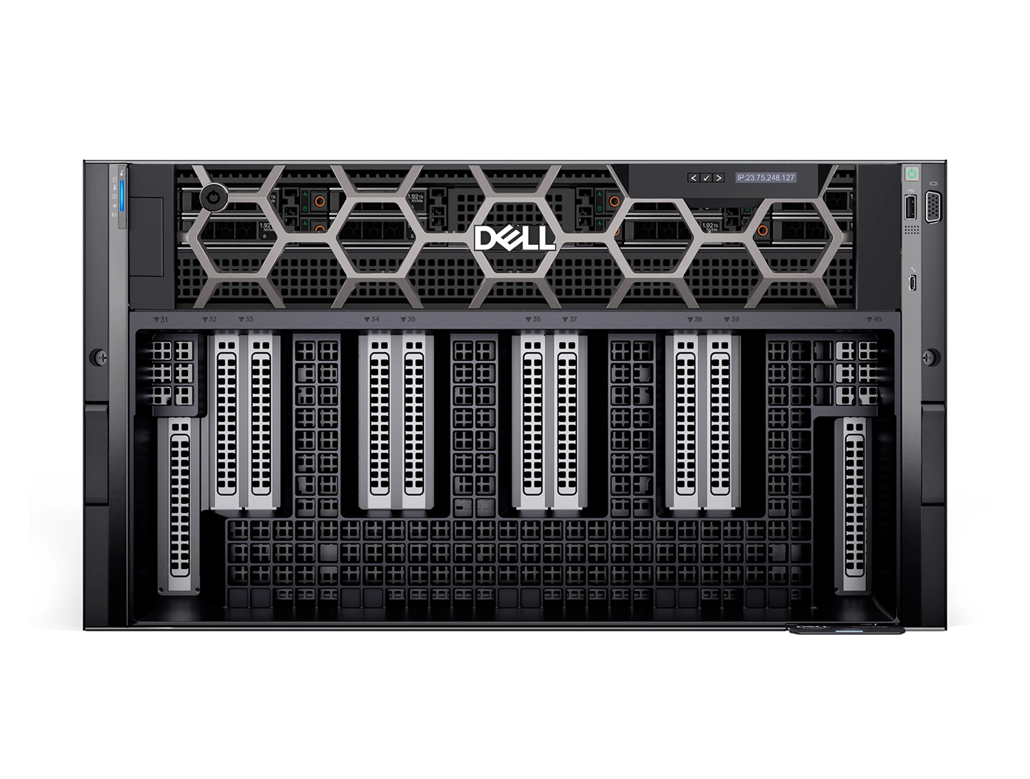 Dell PowerEdge XE9680 Rack AI Server with 8 NVIDIA HGX H100 80GB 700W SXM5 GPUs