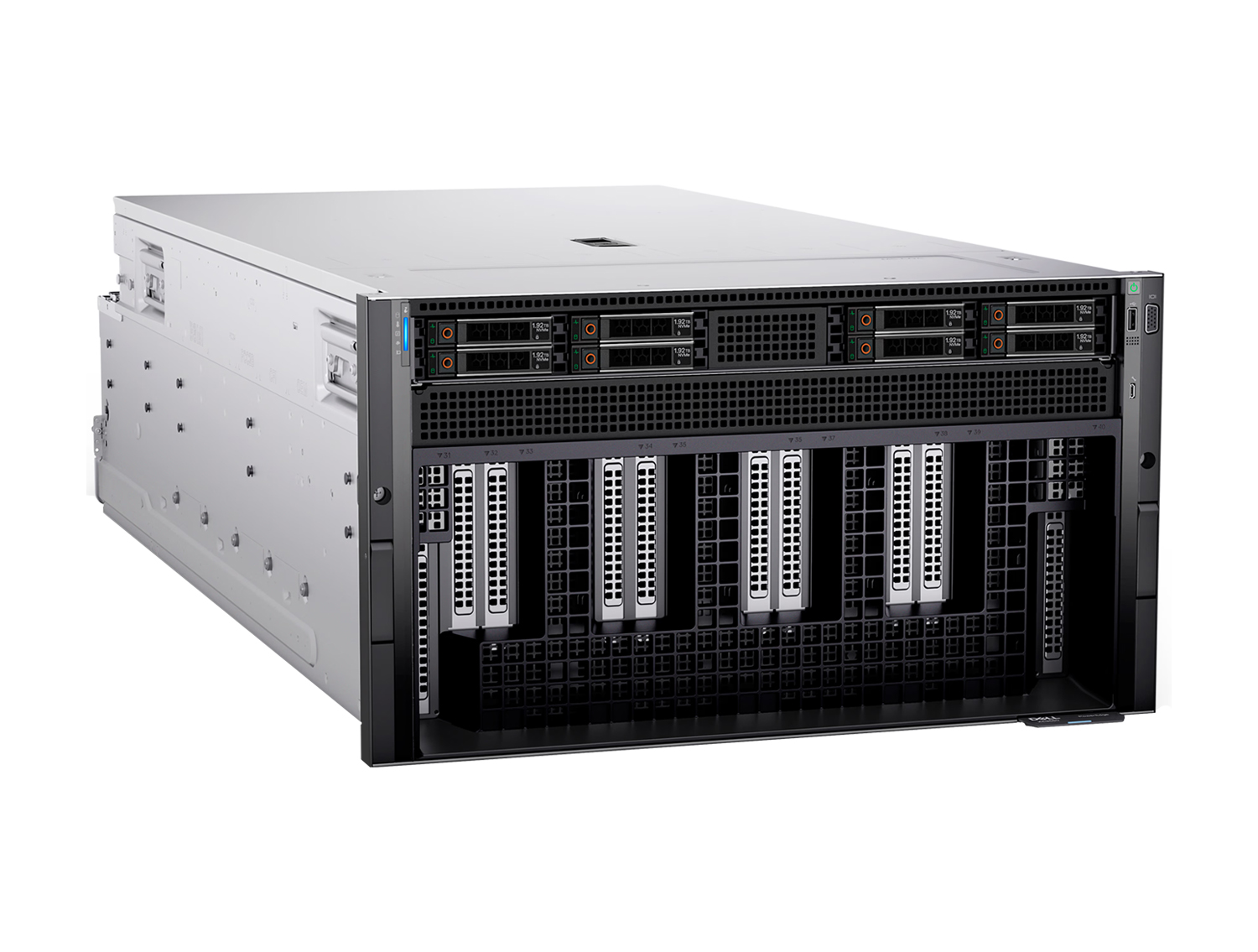 Dell PowerEdge XE9680 Rack Server with 8 AMD Instinct MI300X Accelerators